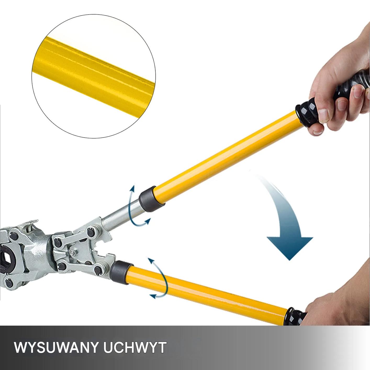 Praska do rur PEX zaciskarka 16-32 mm zestaw ręczny do instalacji - obrazek 4