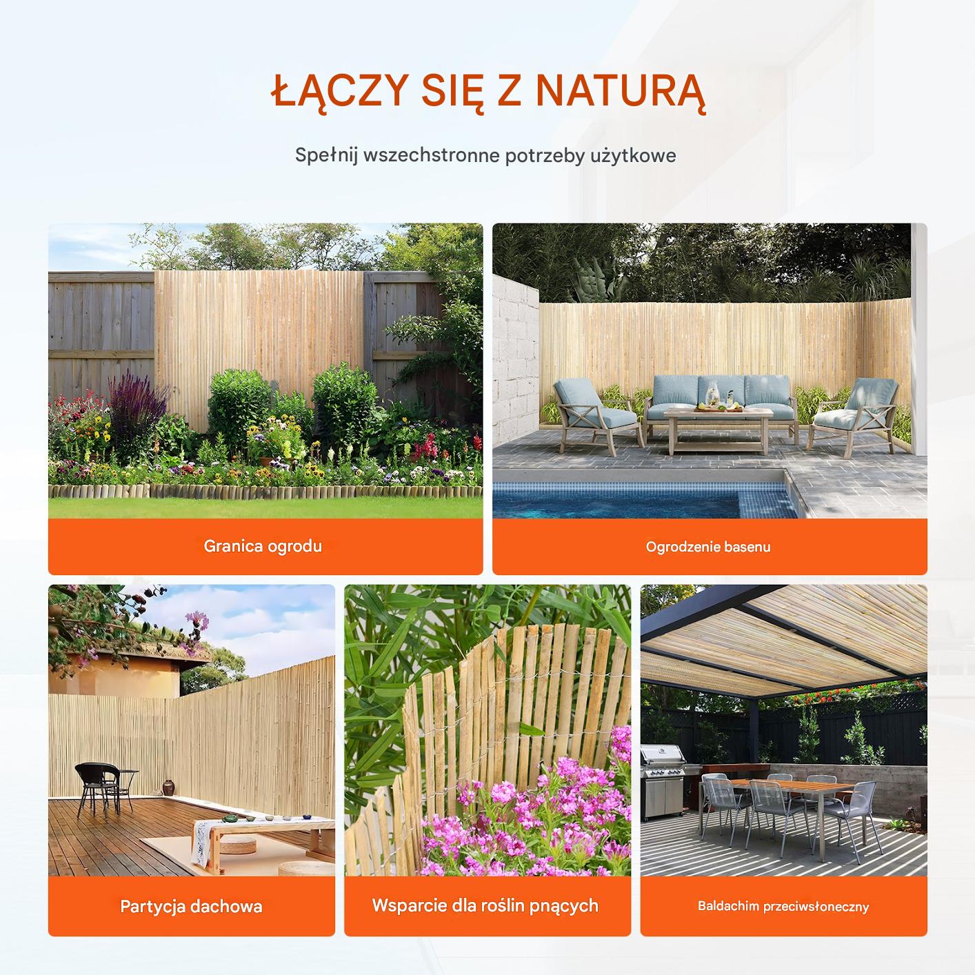 Naturalna mata bambusowa 1,8 x 4,8 m - obrazek 6