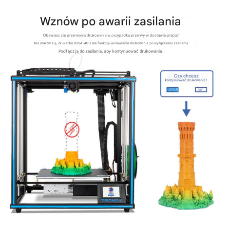 Drukarka 3D Tronxy X5SA-400 - obrazek 2