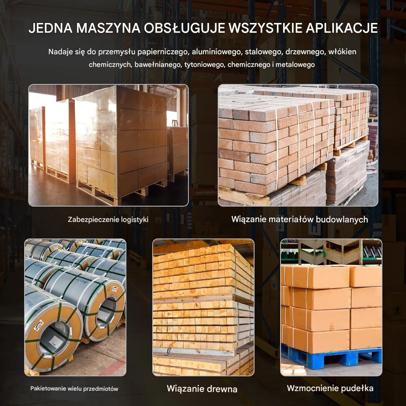 Zgrzewarka do taśm pakowych PP/PET akumulatorowa 10-19 mm, 5000N banowanie - obrazek 7