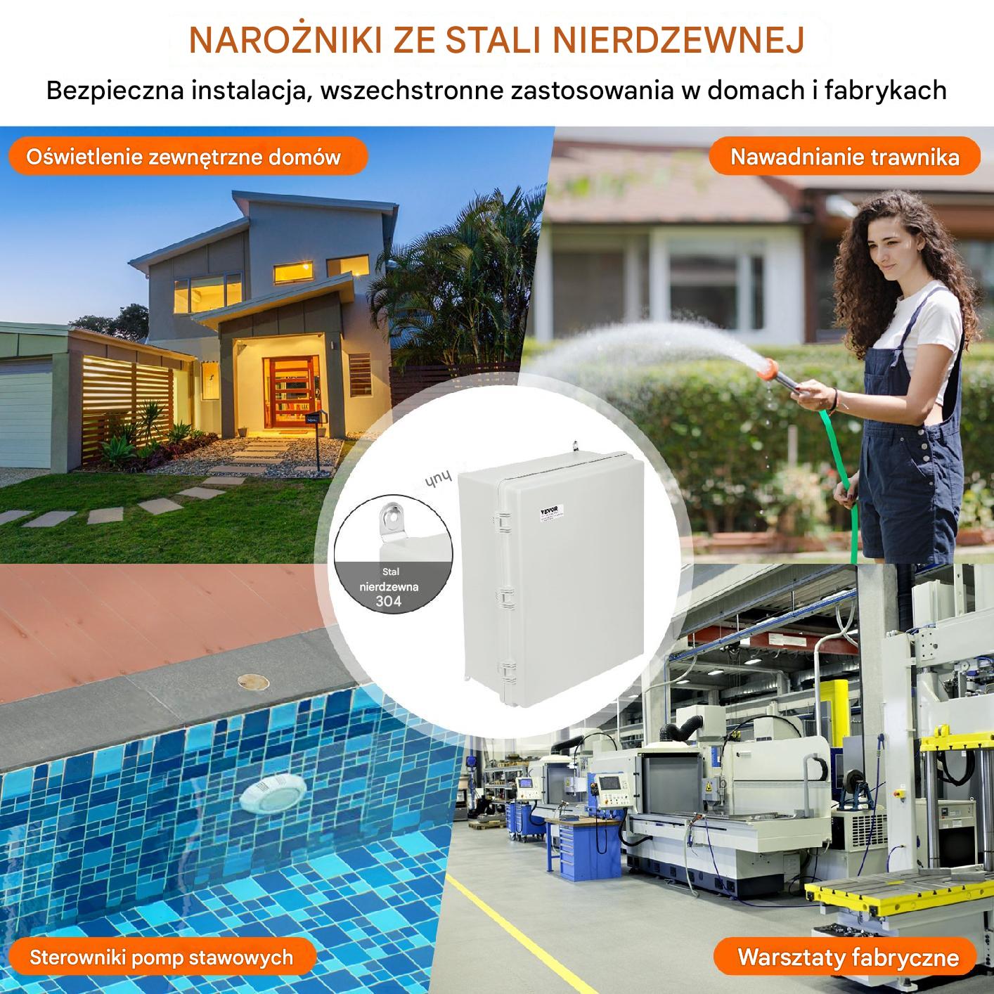 Zewnętrzna Skrzynka Elektryczna 35 x 25 x 15 cm - obrazek 6
