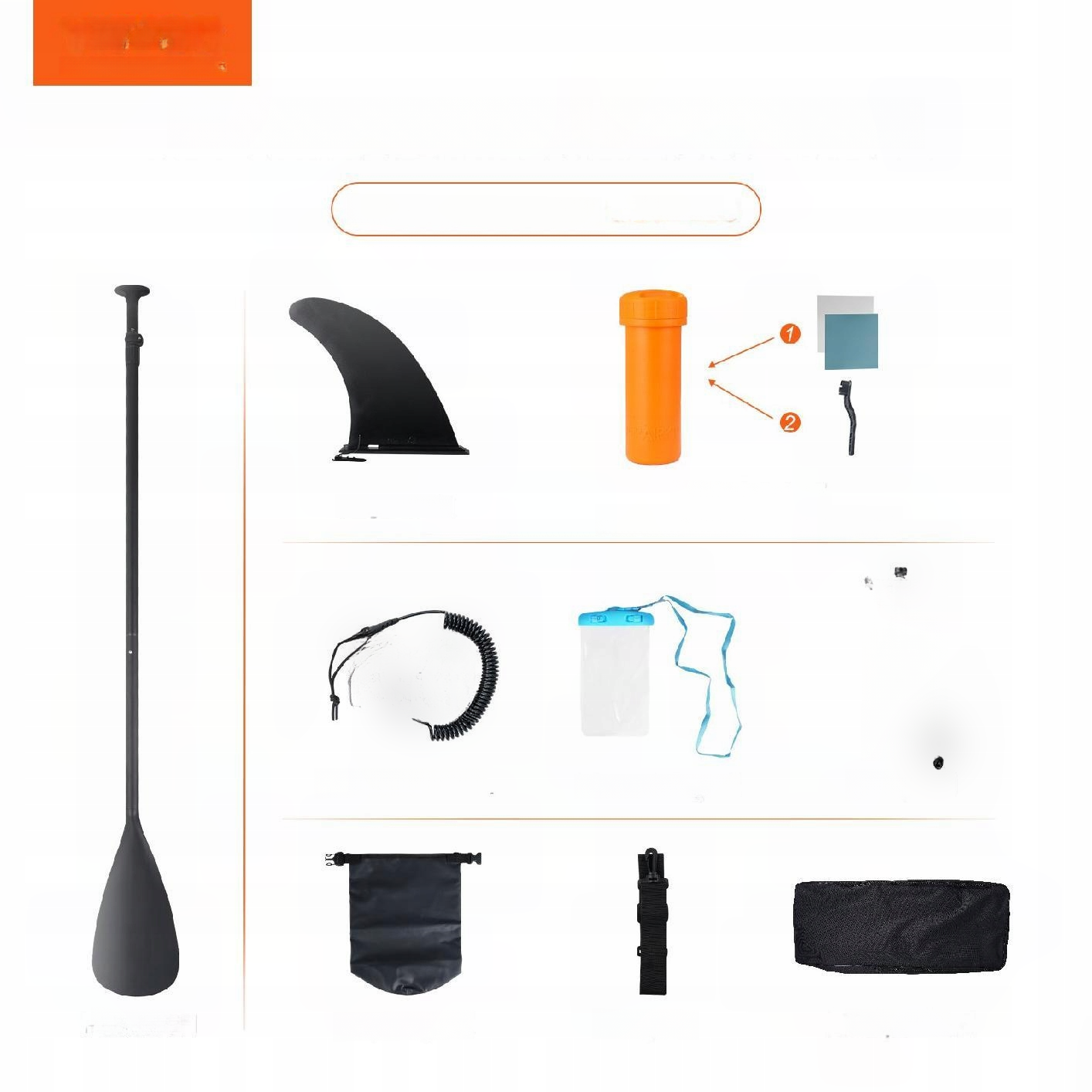 Deska sup do pływania pompowana stand up paddle 335cm - obrazek 8