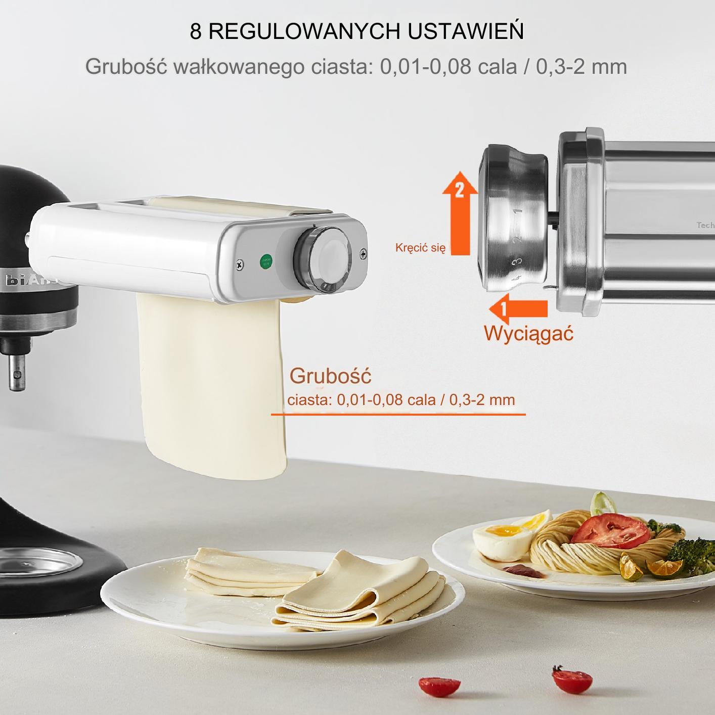 Maszynka do Makaronu Ciasta Pierogów Lasagne Ravioli - obrazek 3