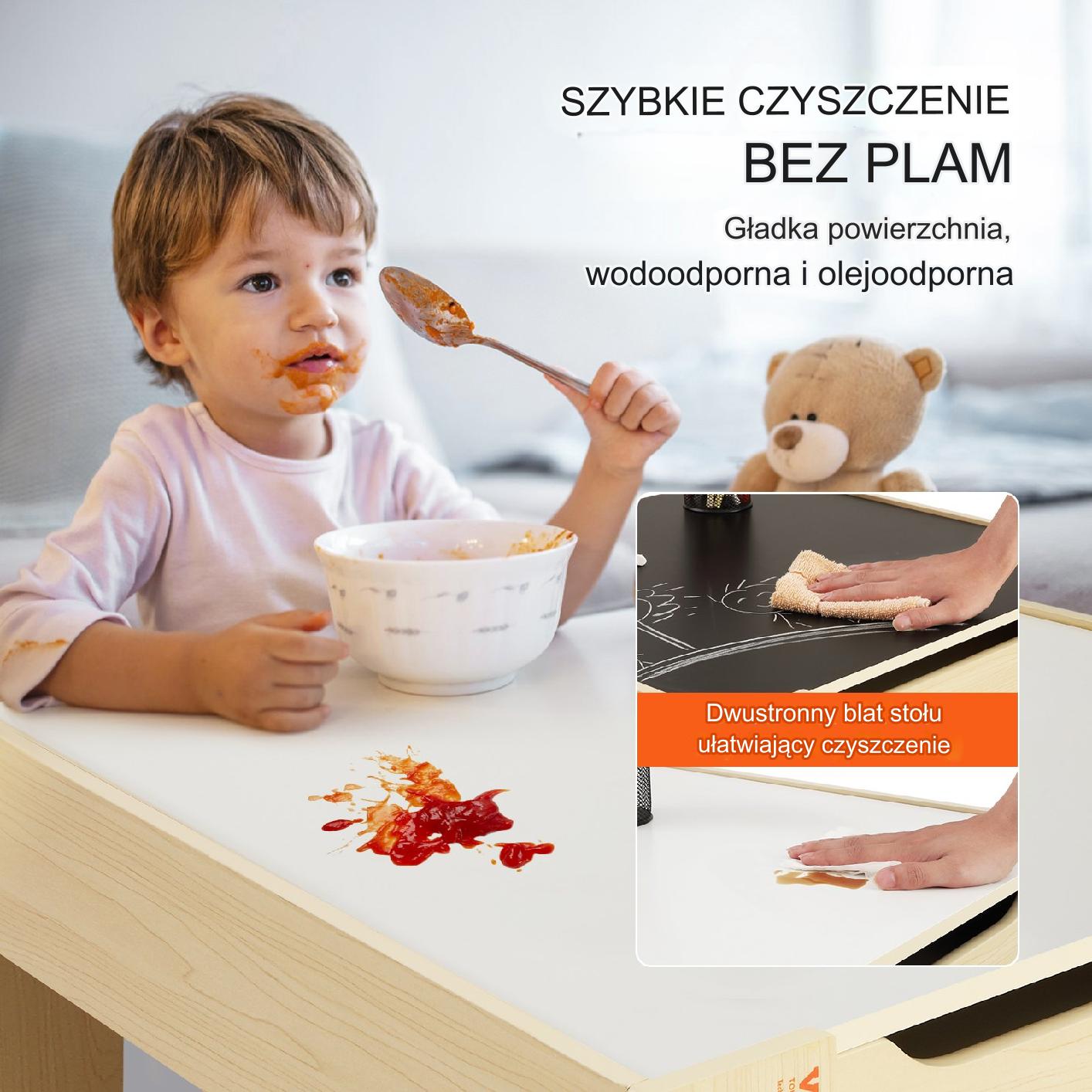 Zestaw Mebli dla Dzieci Stolik i 2 Krzesełka - obrazek 3