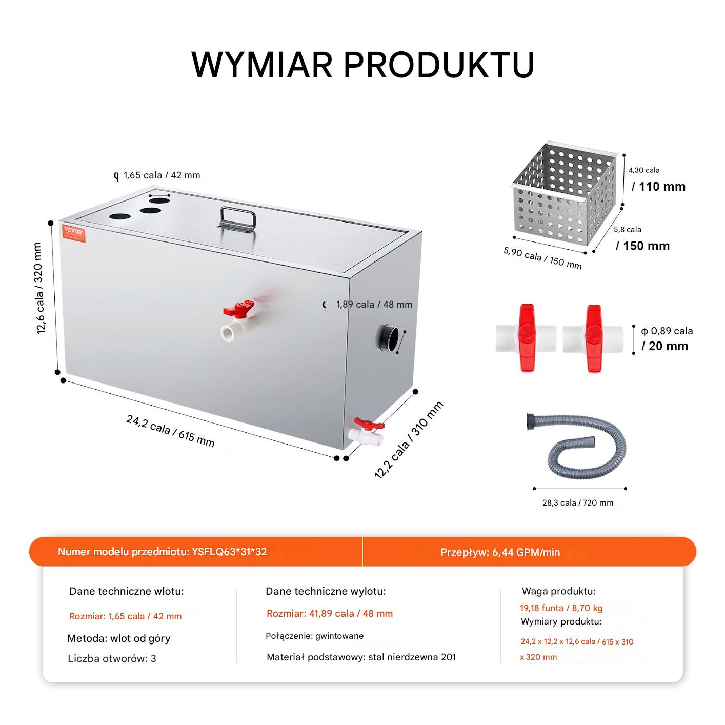 Komercyjny Separator Tłuszczu 11 kg - obrazek 2