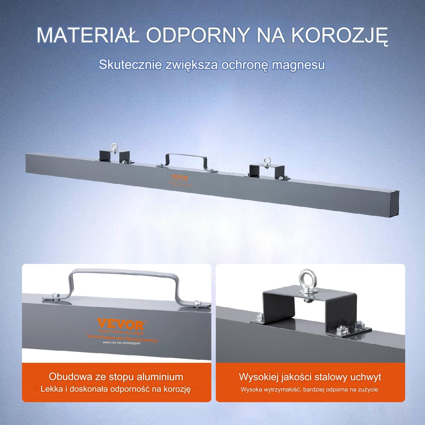 MIOTŁA MAGNETYCZNA ZAMIATARKA OPIŁKÓW WIÓRÓW 213 cm - obrazek 4