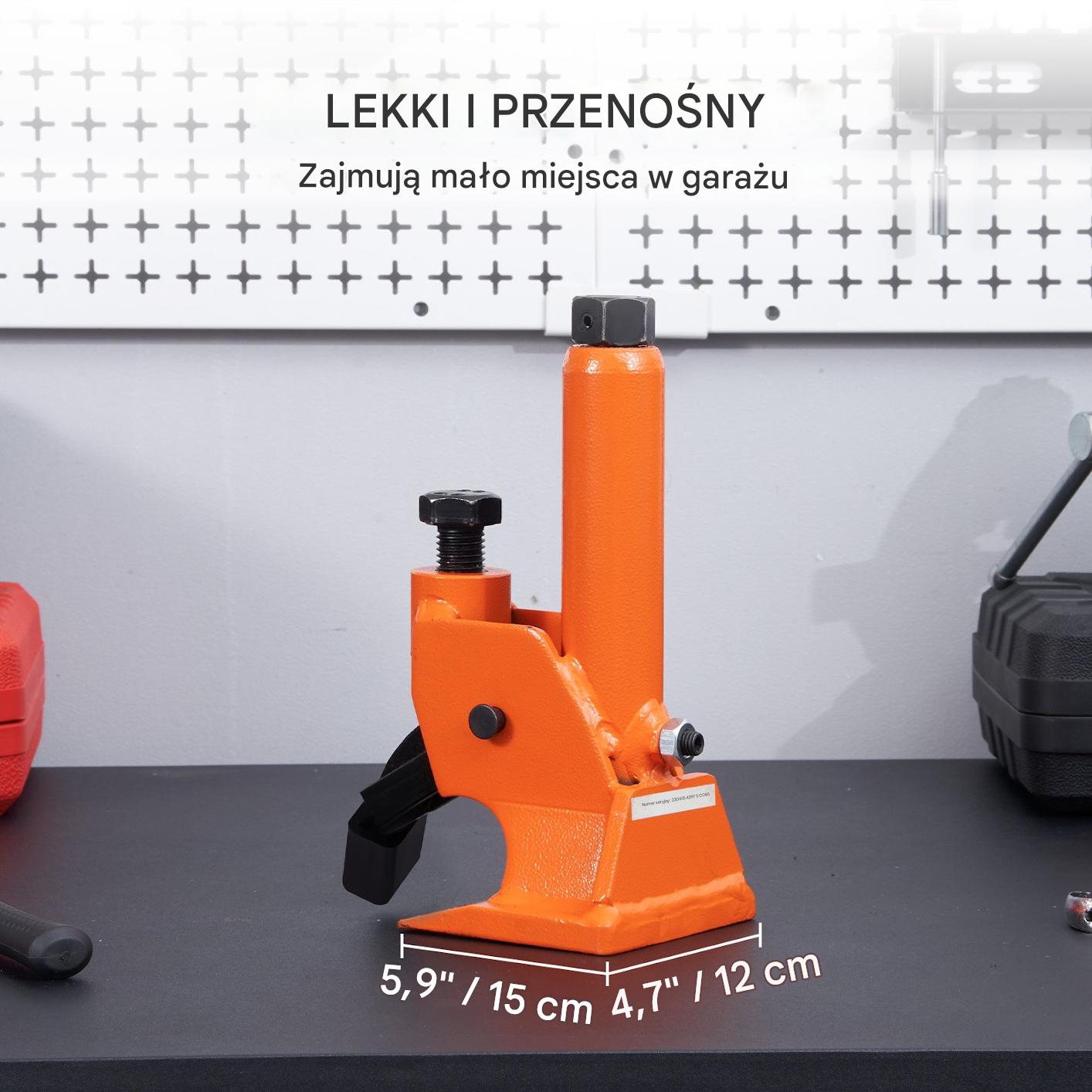 Ręczny ściągacz opon 38–42" z gumową osłoną, do aut, SUV - obrazek 3
