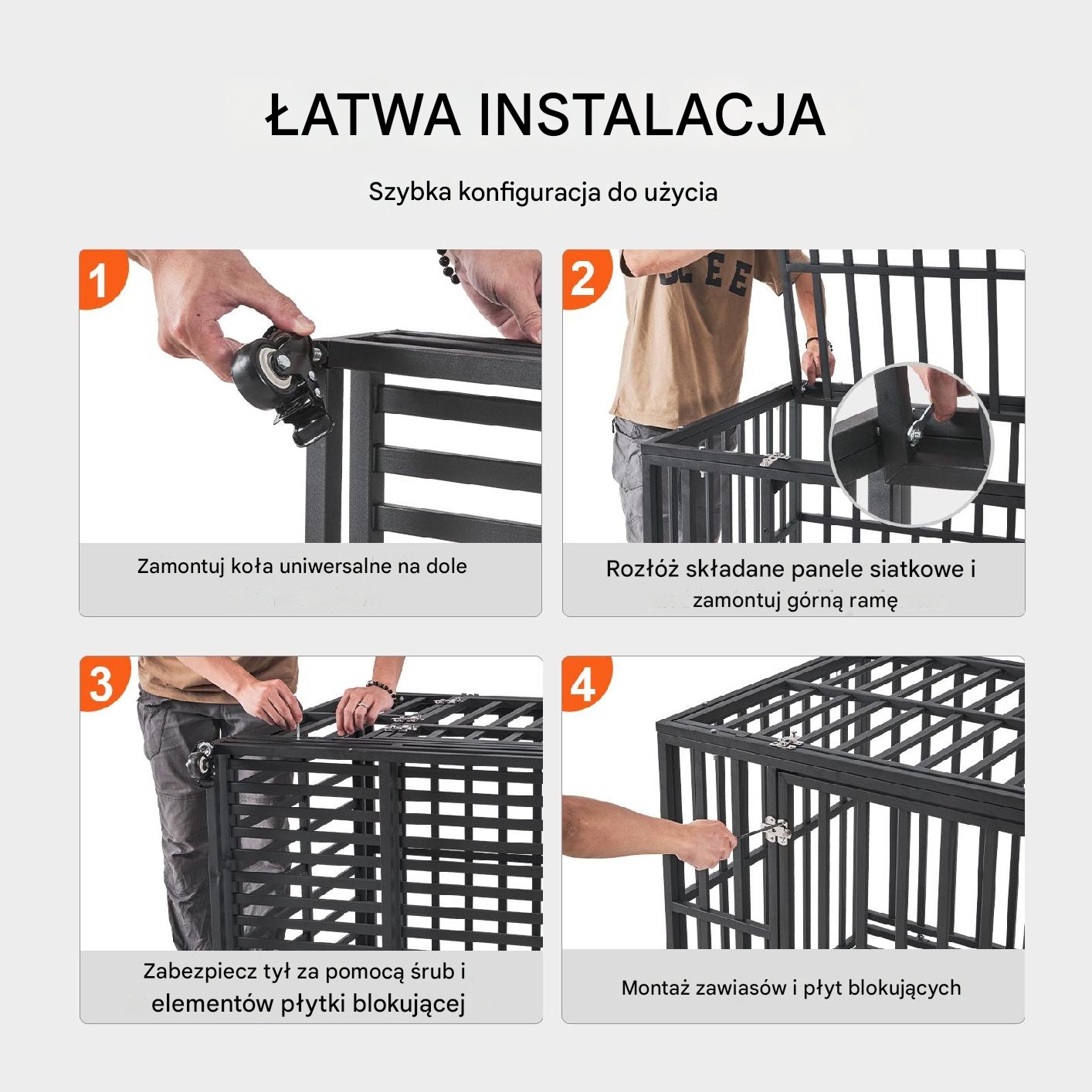 Klatka dla Psa 1070×770×940 mm - obrazek 5