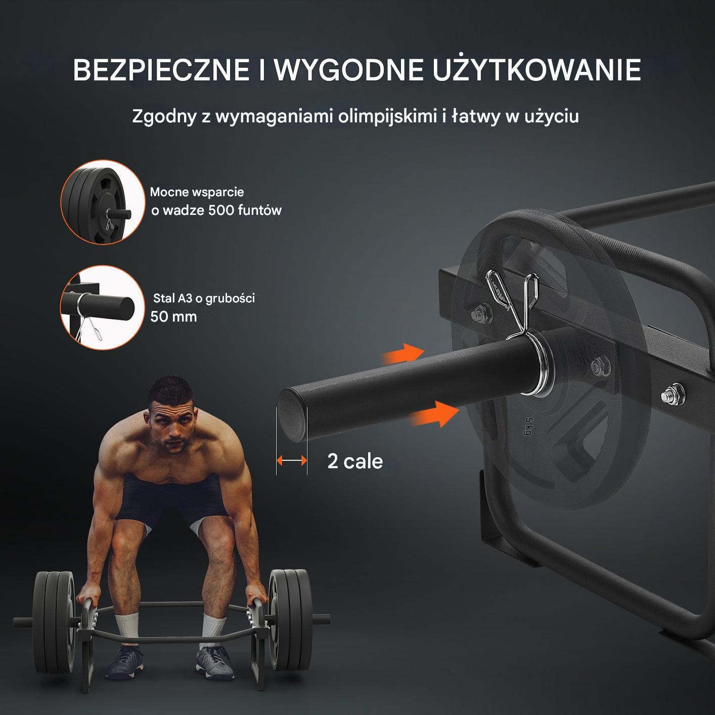 Sztanga olimpijska do przysiadów – 225 kg - obrazek 4