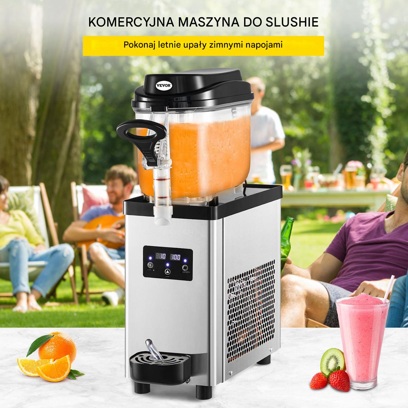 Granitor maszyna do napojów slush sorbetów smoothies 6L - obrazek 2