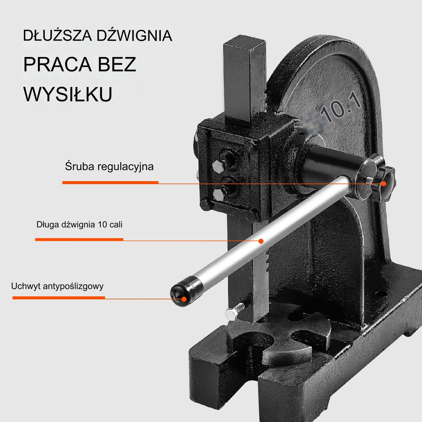 PRASA MECHANICZNA RĘCZNA 1 T - obrazek 4