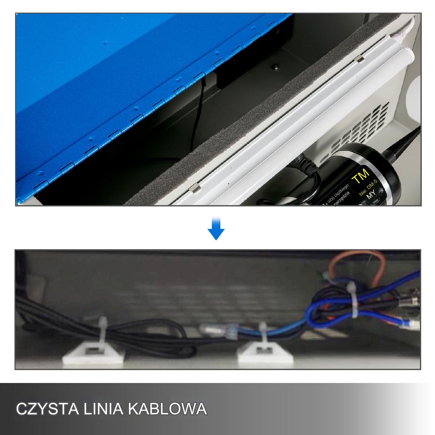 Polerka jubilerska stołowa z odciągiem kurzu i oświetleniem LED 220 W - obrazek 7