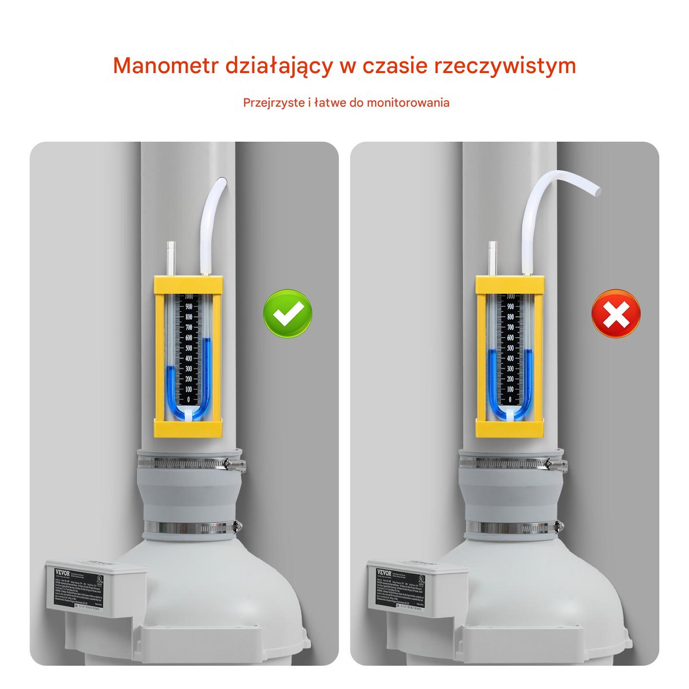System wentylatorów do radonu 98-114 mm z łącznikami, cichy i wydajny - obrazek 6