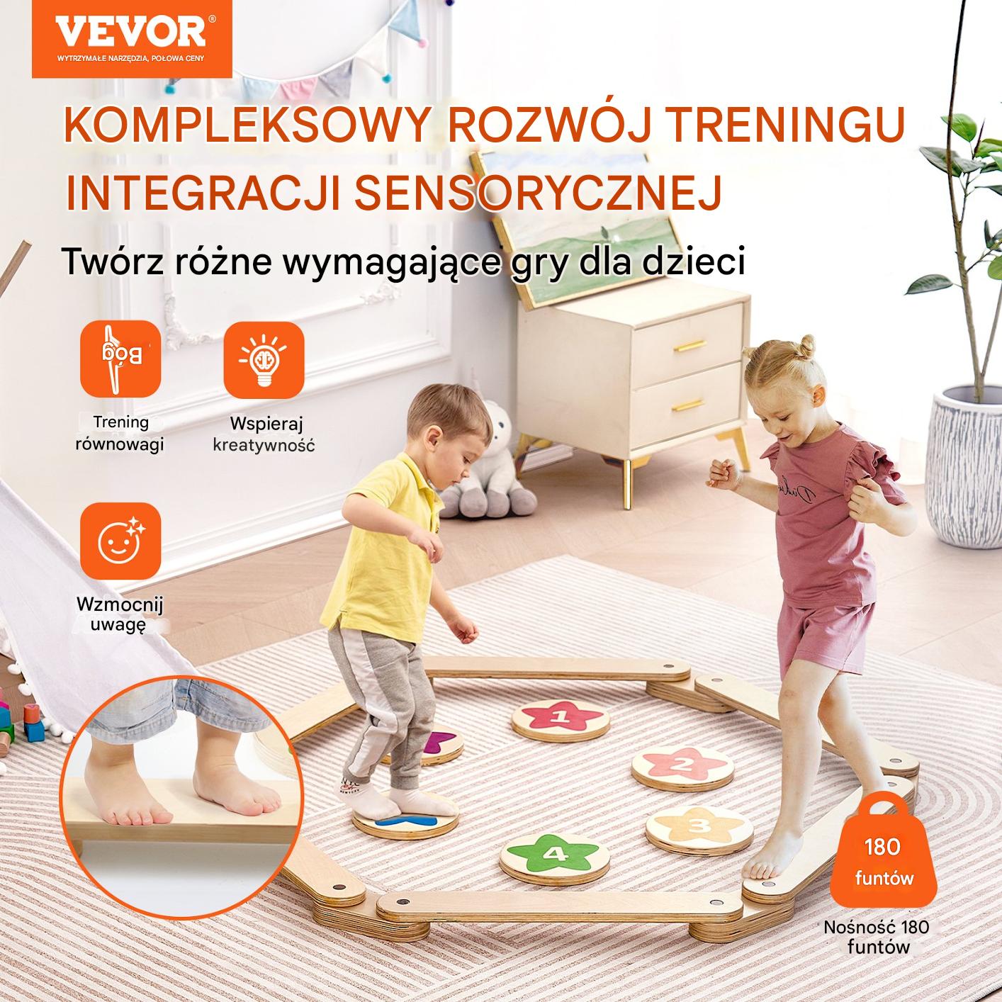 Zestaw równoważni i kamieni balansujących dla dzieci – 6 szt. - obrazek 7