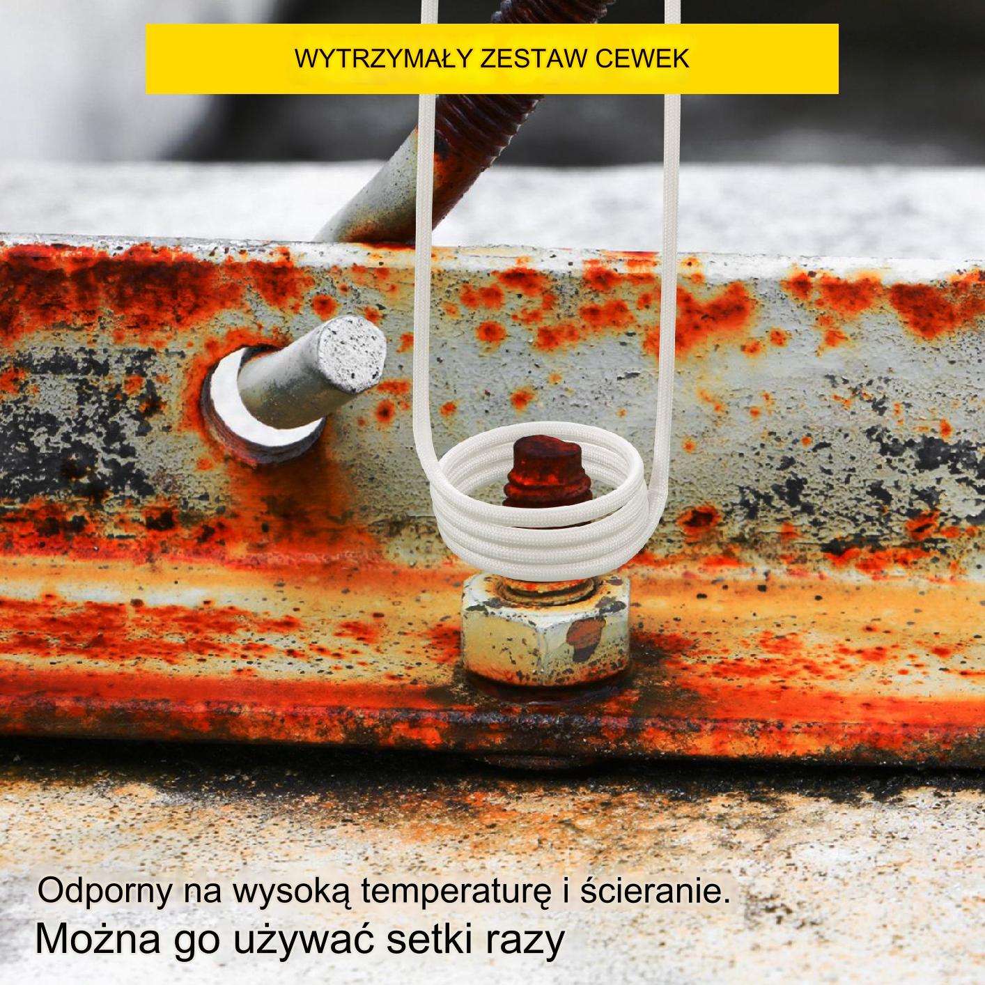 Induktor grzewczy magnetyczny 8szt do odkręcania zapieczonych śrub - obrazek 3