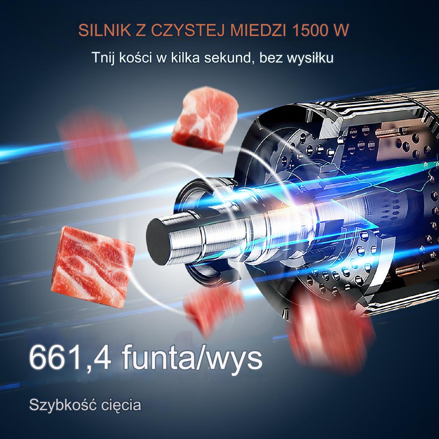 Piła do Mięsa i Kości Profesjonalna - Wydajność i Precyzja 1500W - obrazek 3