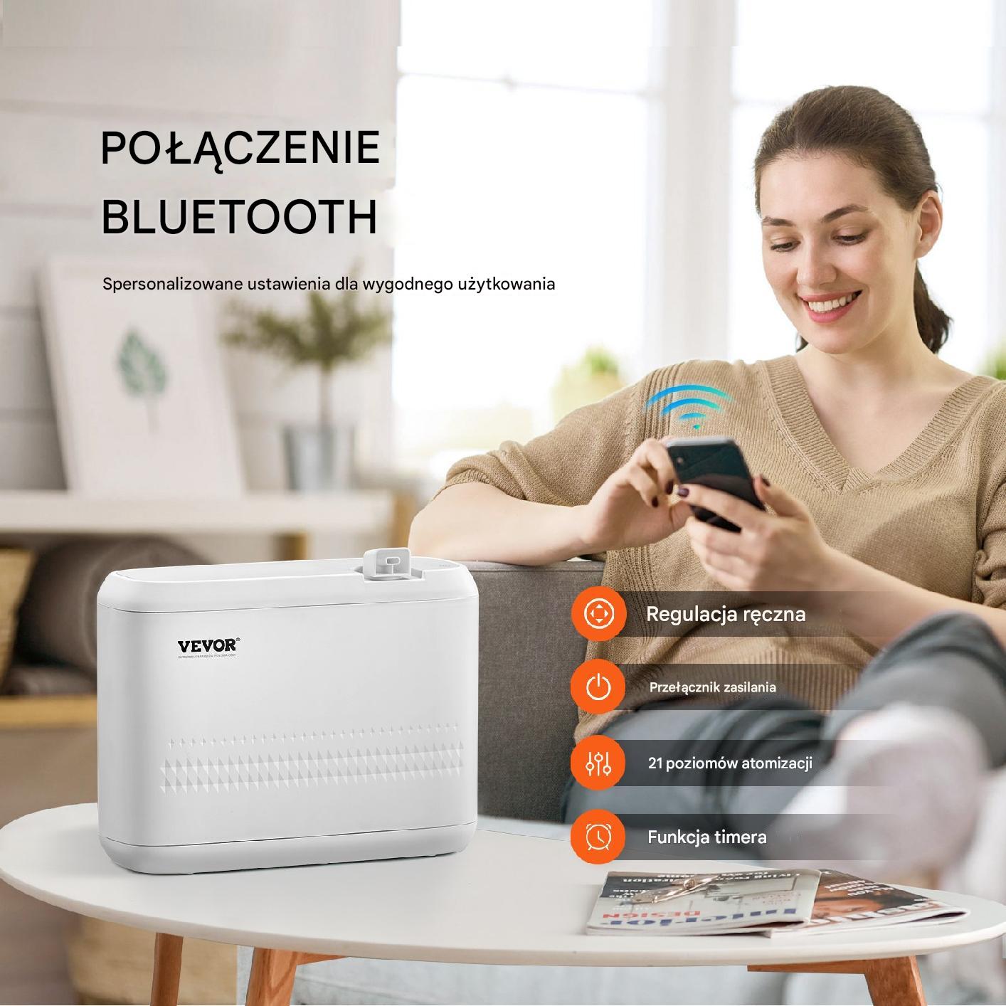 Dyfuzor Zapachowy Nawilżacz Powietrza Przemysłowy 850ml do 464,5 m² - obrazek 6