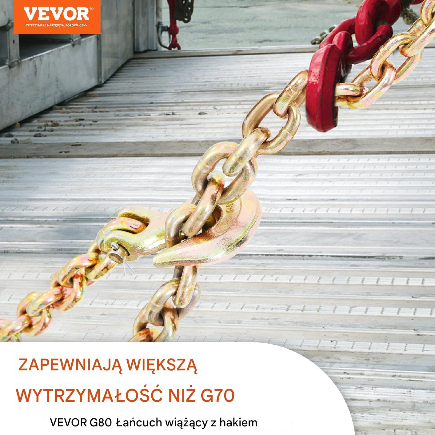 Łańcuch transportowy 6m udźwig 3.2t do holowania i mocowania - obrazek 6