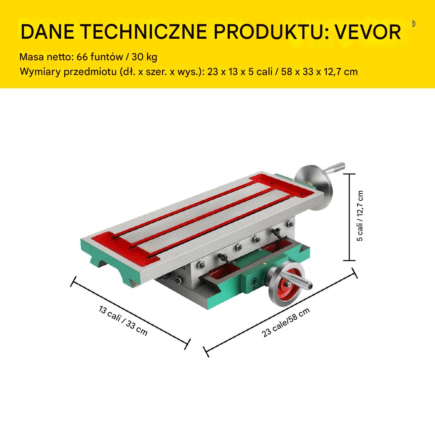 Stół roboczy krzyżowy 2-osiowy 45x17cm 30kg do wiertarki i frezarki - obrazek 2