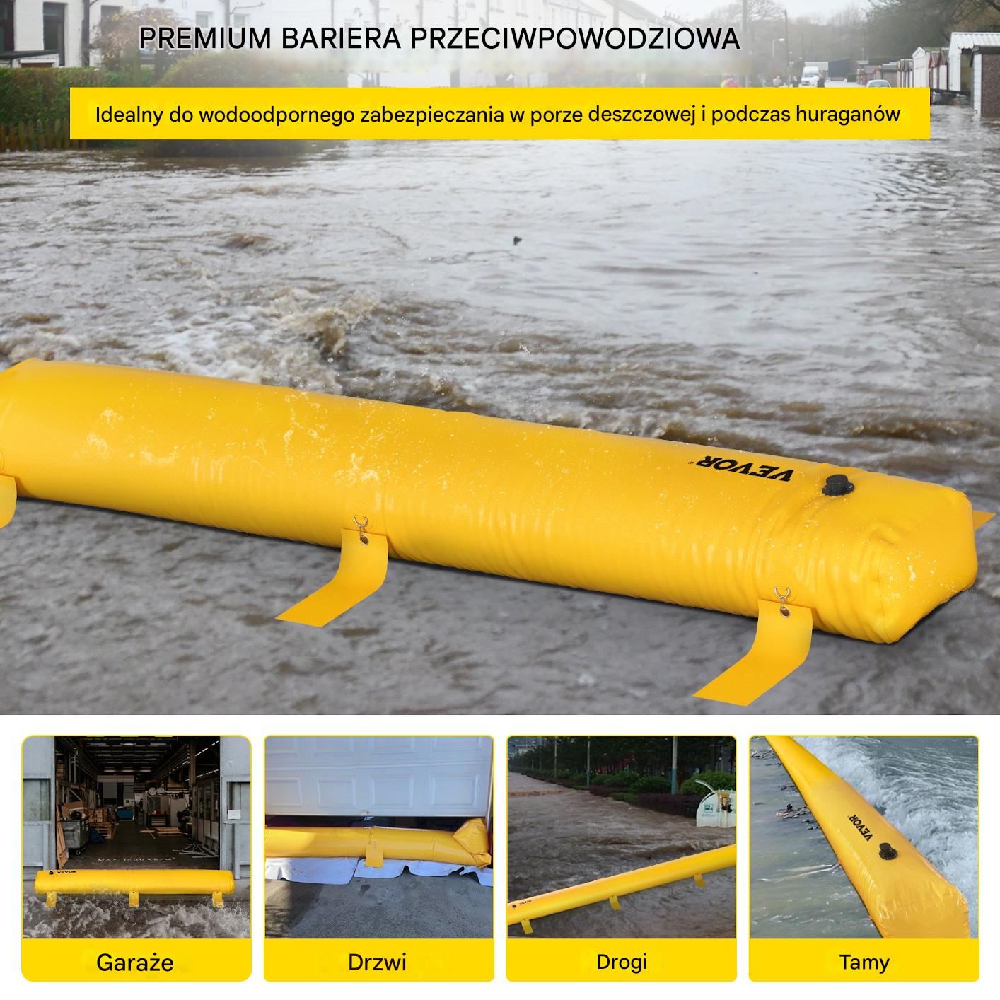 Hydro Bariera Przeciwpowodziowa 7 m x 30 cm - obrazek 7