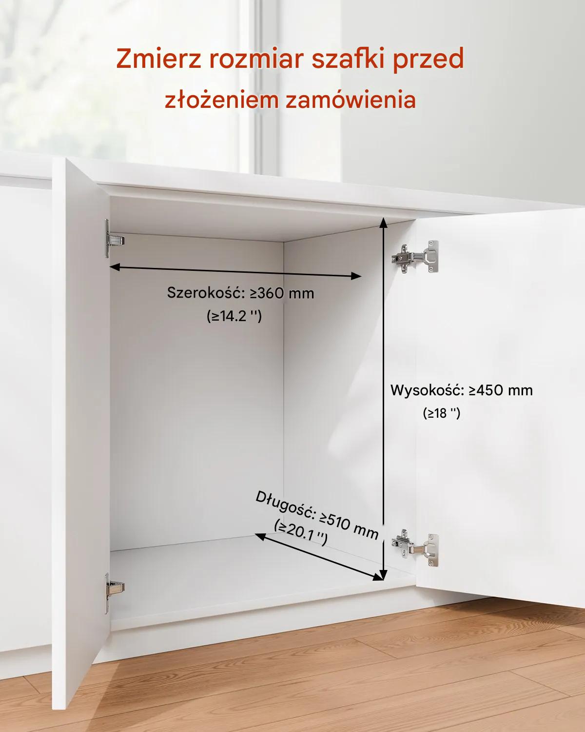 Kosz na śmieci wysuwany cargo 20+10+10L podwójny do kuchni - obrazek 4