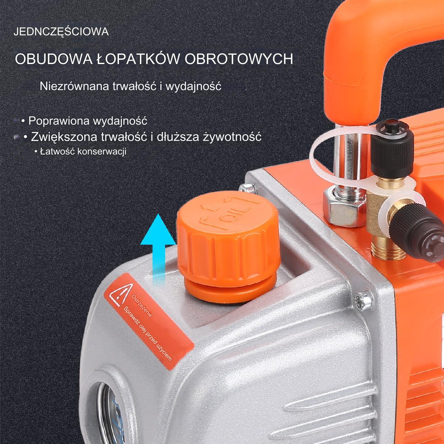Pompa próżniowa do klimatyzacji 100 l/min - obrazek 4