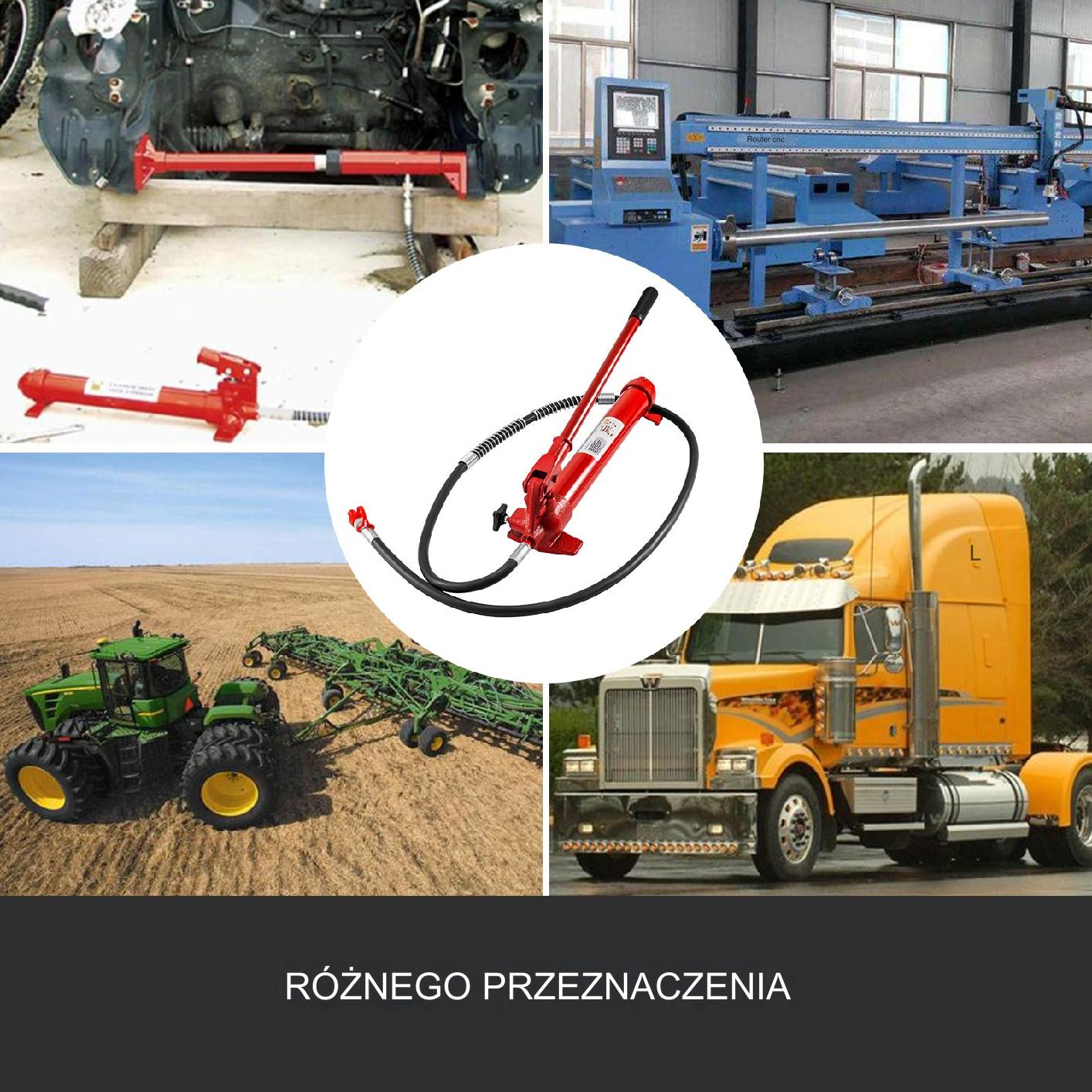 ROZPIERAK HYDRAULICZNY 10 TON BLACHARSKI SIŁOWNIK HAK SCIĄGAJACY ZESTAW - obrazek 6