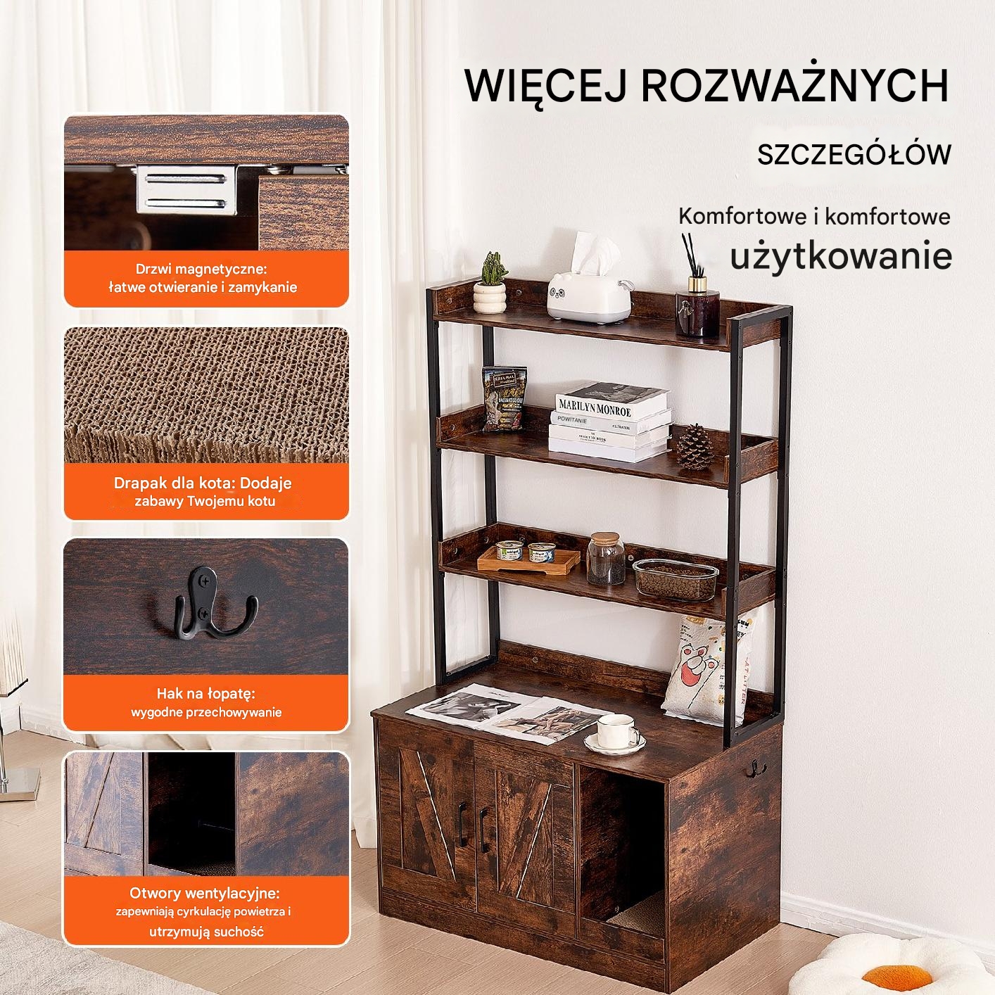 Obudowa na Kuwetę z Trzema Półkami - obrazek 6