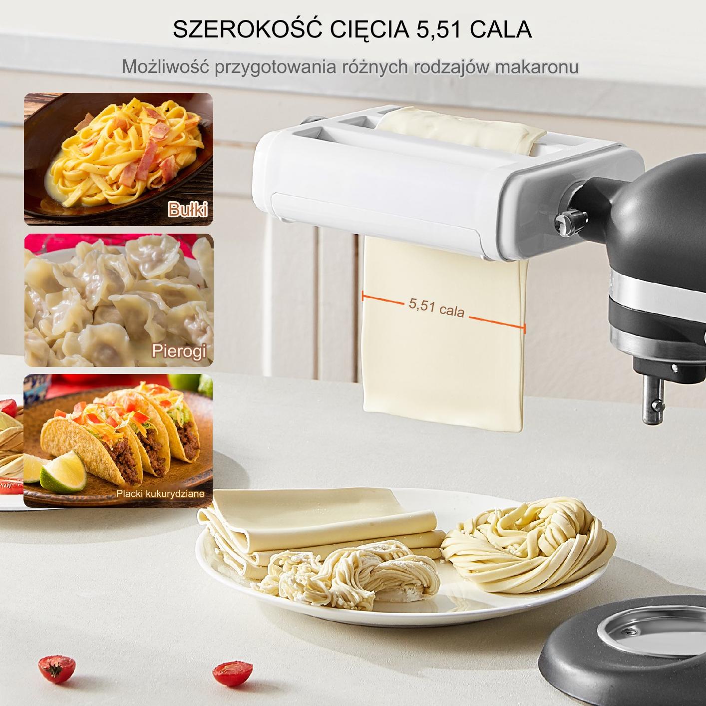 Maszynka do Makaronu Ciasta Pierogów Lasagne Ravioli - obrazek 4