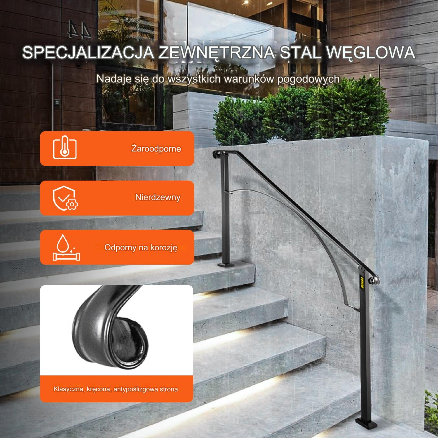 Poręcz Balustrady na 4-5 Schodki - obrazek 6
