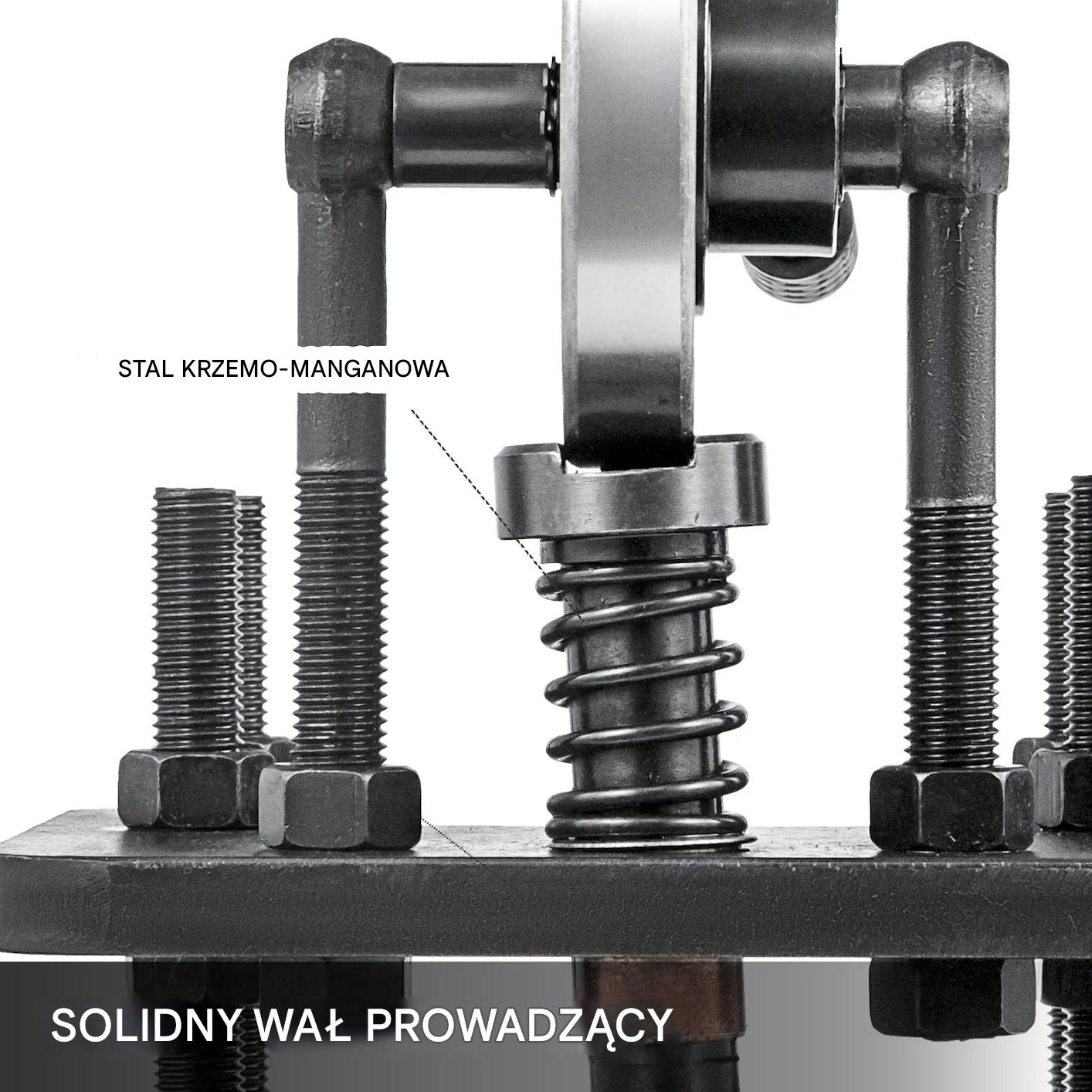 Maszyna do cięcia wykrawarka do skóry ręczna 180x120mm heavy duty DIY - obrazek 5
