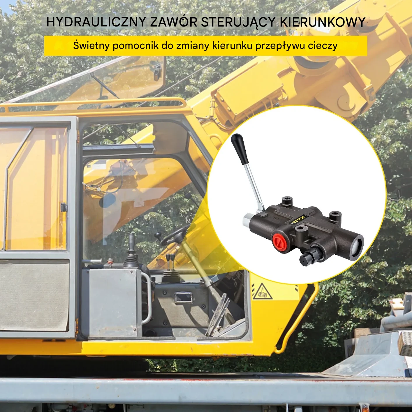 Zawór Hydrauliczny 1-tłoczkowy 21GPM 3625PSI do ciągników i ładowarek - obrazek 5
