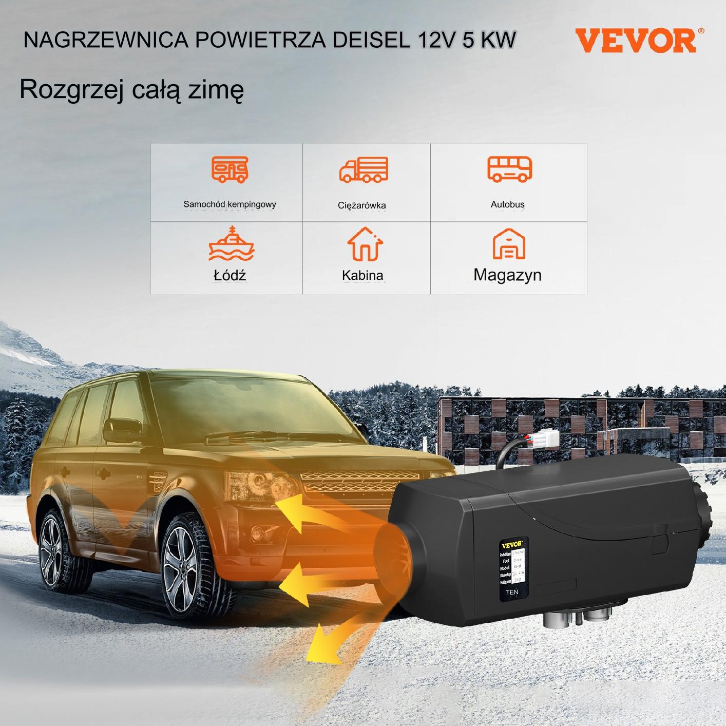 Nagrzewnica Ogrzewanie Postojowe Diesel 12 V - obrazek 7
