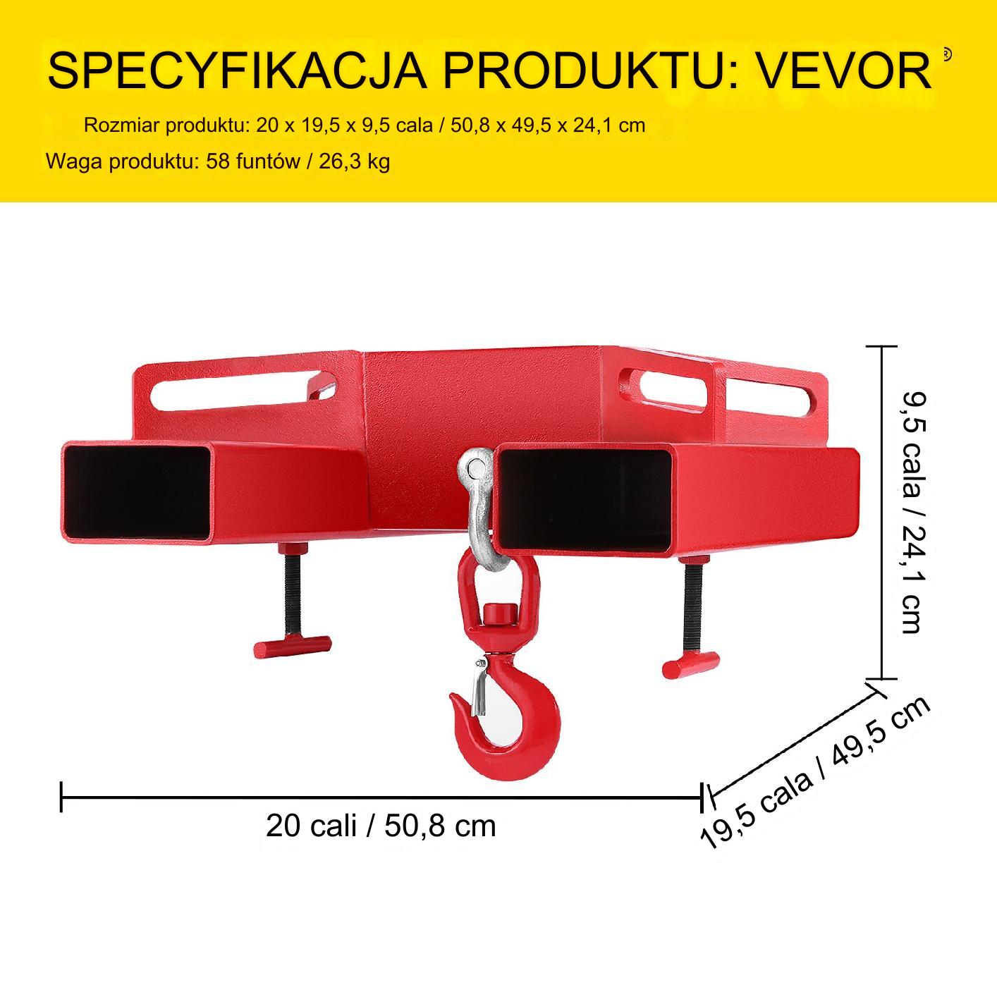 Hak Trawers adapter Uchwyt Hak do wózka widłowego do 3 T - obrazek 2