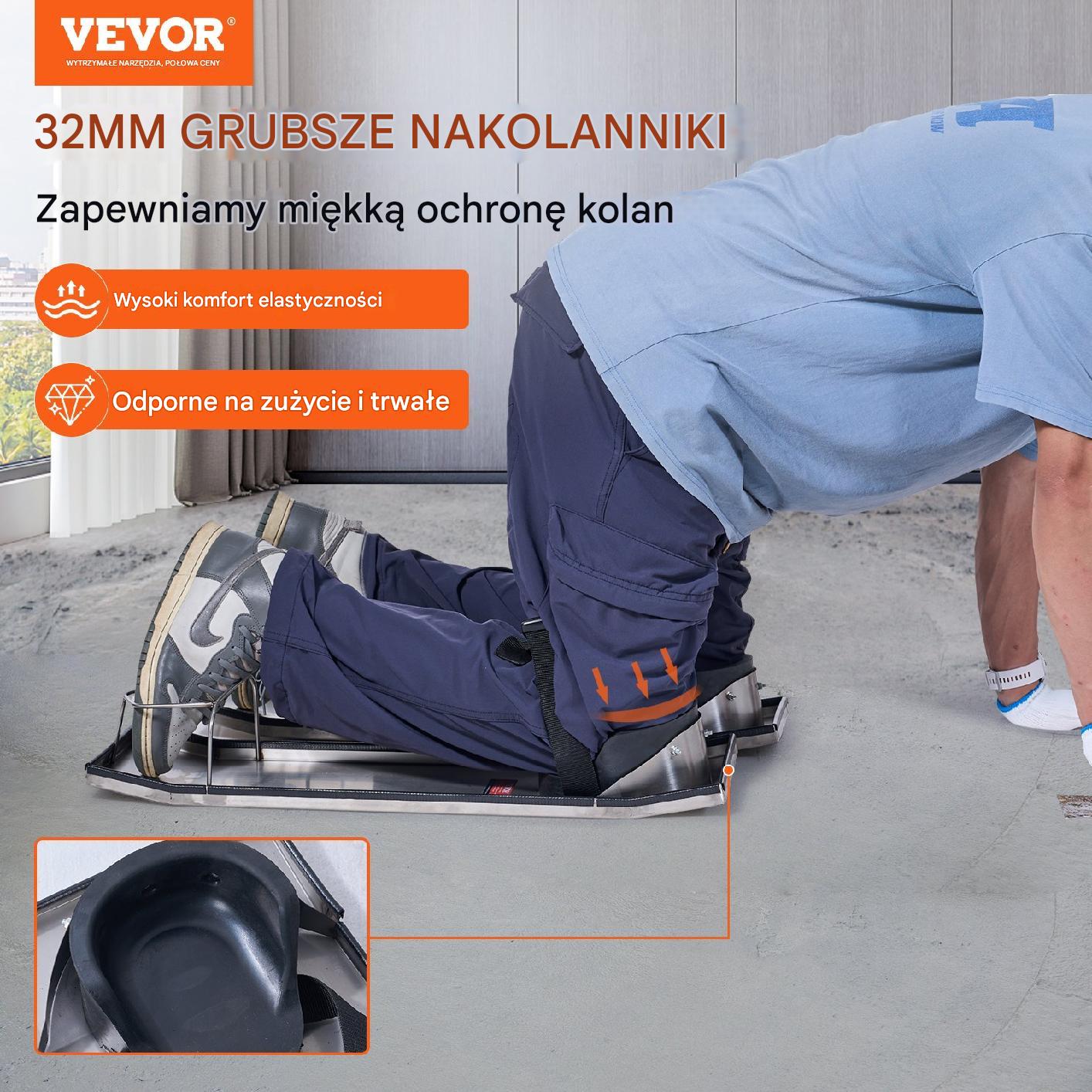 Stalowe Płyty do Betonu z Nakolannikami i Paskami Mocującymi 750 x 200 mm - obrazek 7