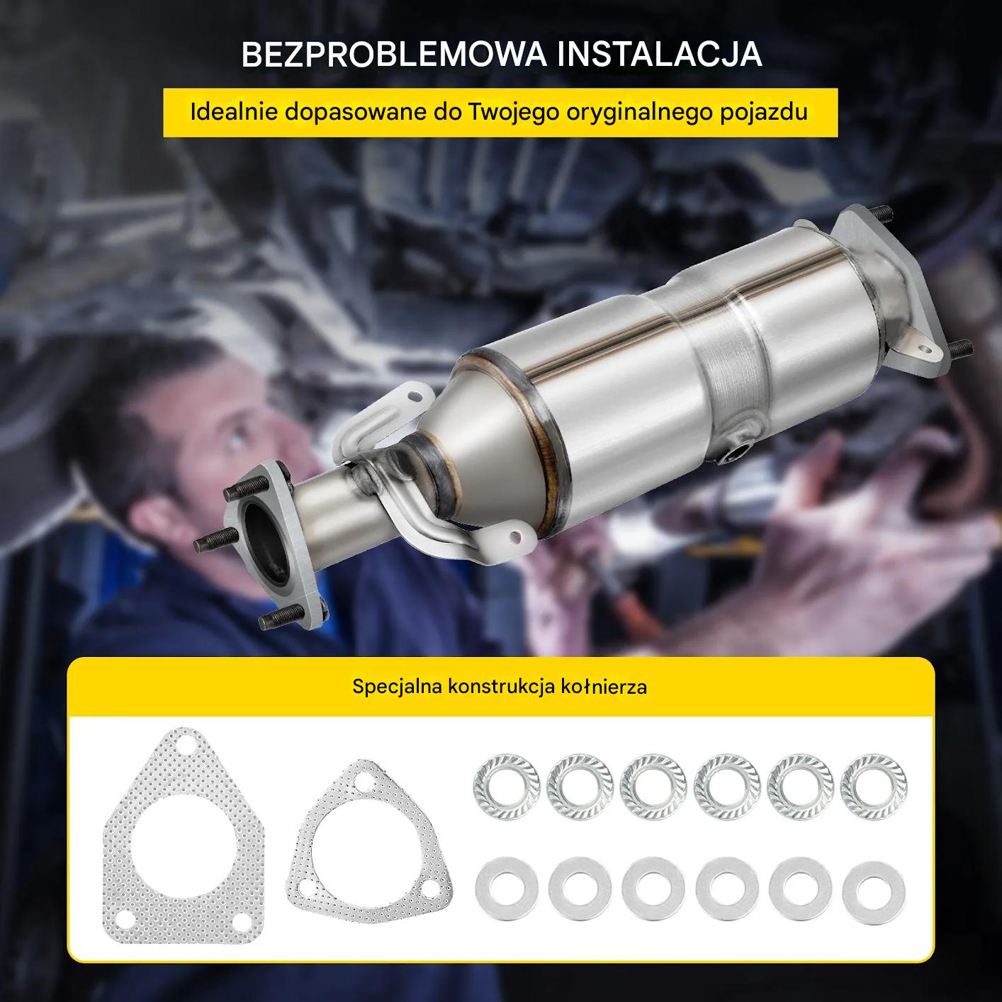 Katalizator Honda Accord 2003-2007 2.4L wysoki przepływ - obrazek 6