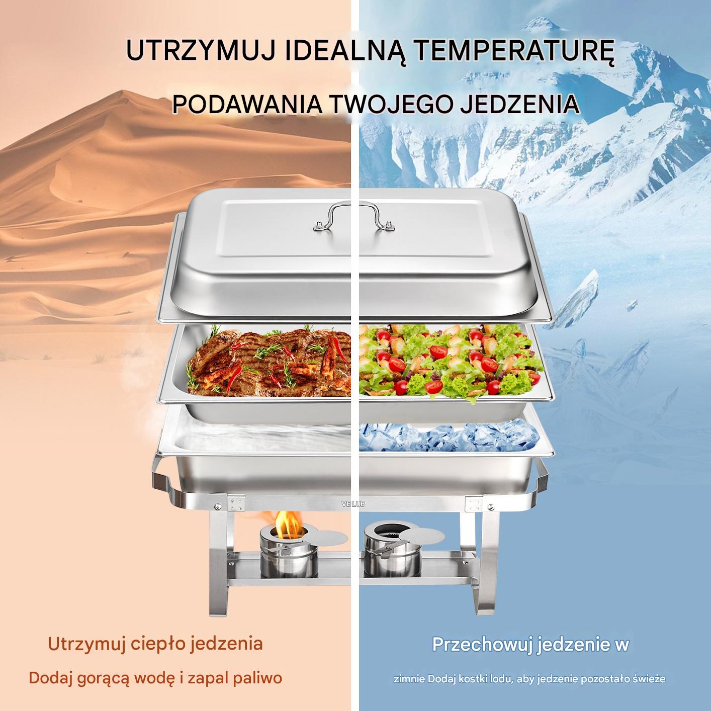 Bemar Zestaw 2 naczyń do podgrzewania 7,5 l - obrazek 5