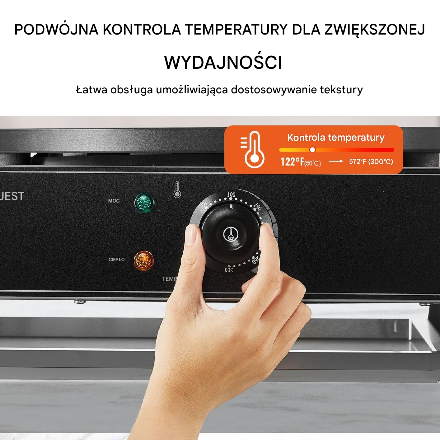 NALEŚNIKARKA ELEKTRYCZNA GASTRONOMICZNA 3400 W - obrazek 3