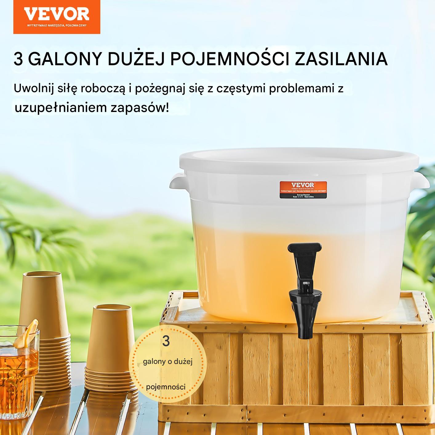 Dystrybutor do napojów – na imprezy i do restauracji 11 L - obrazek 7