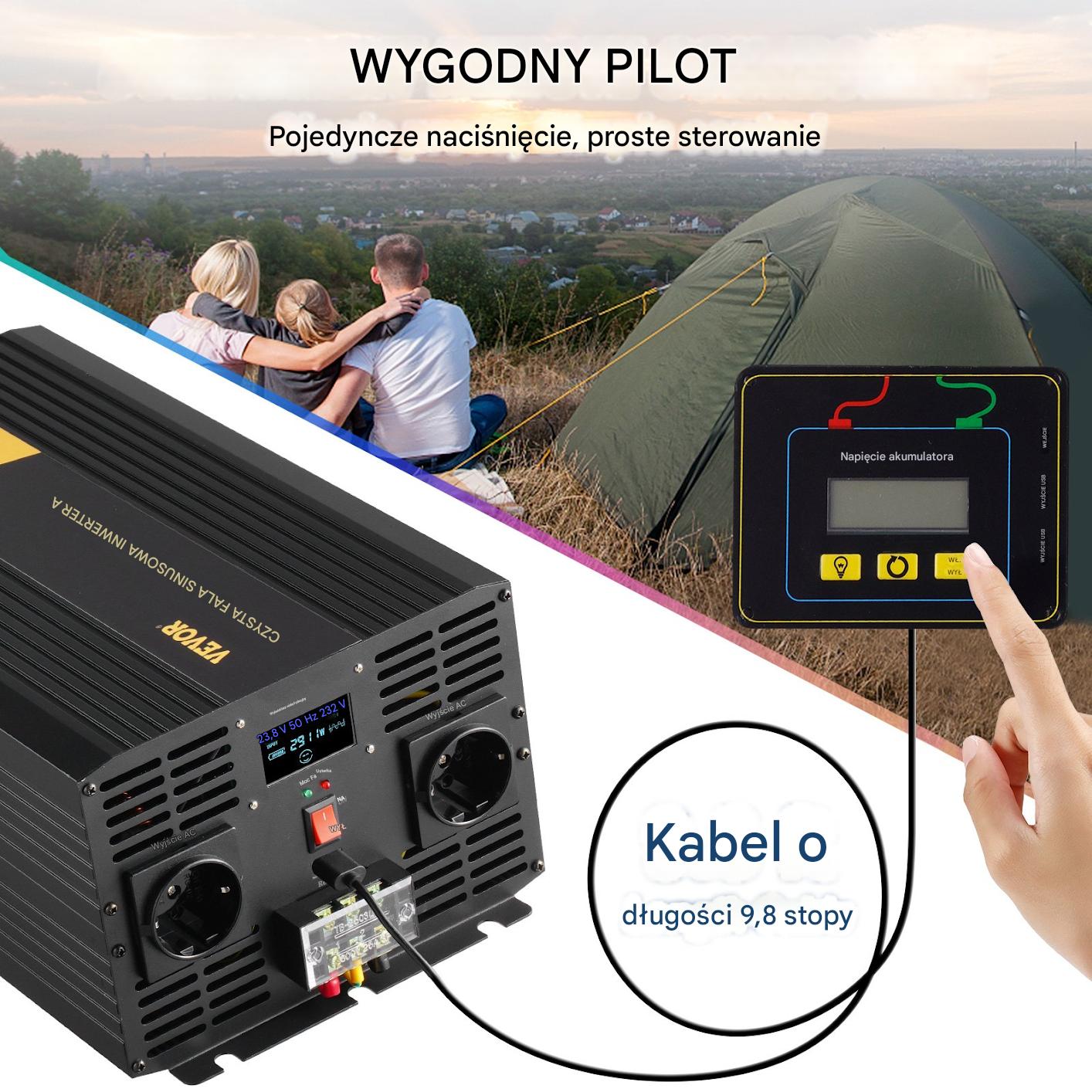 Przetwornica napięcia falownik 3000 W - obrazek 4