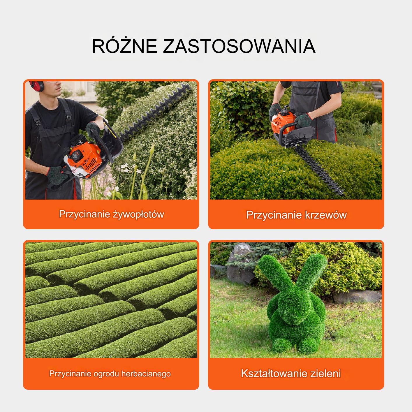 Podkaszarka do żywopłotu nożyce piła spalinowa - obrazek 7