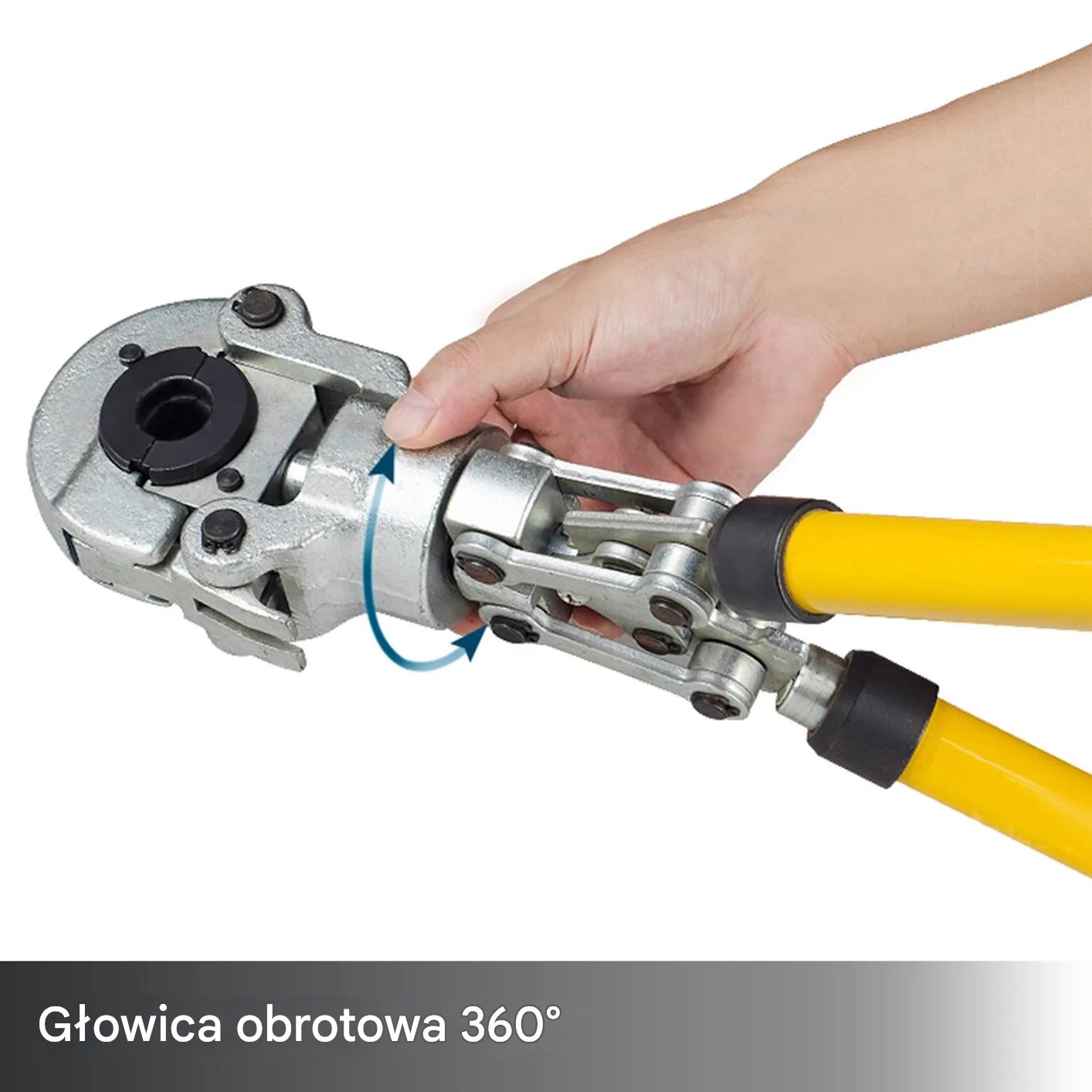 Praska do rur PEX zaciskarka 16-32 mm zestaw ręczny do instalacji - obrazek 3