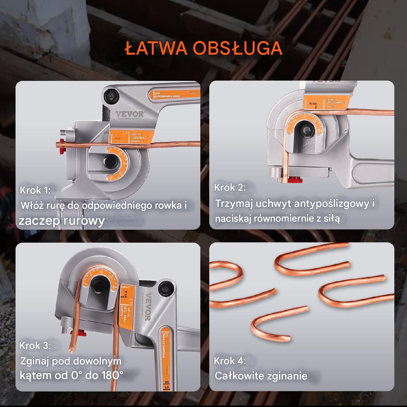 Ręczna Giętarka hydrauliczna do rur 6-22mm - obrazek 5