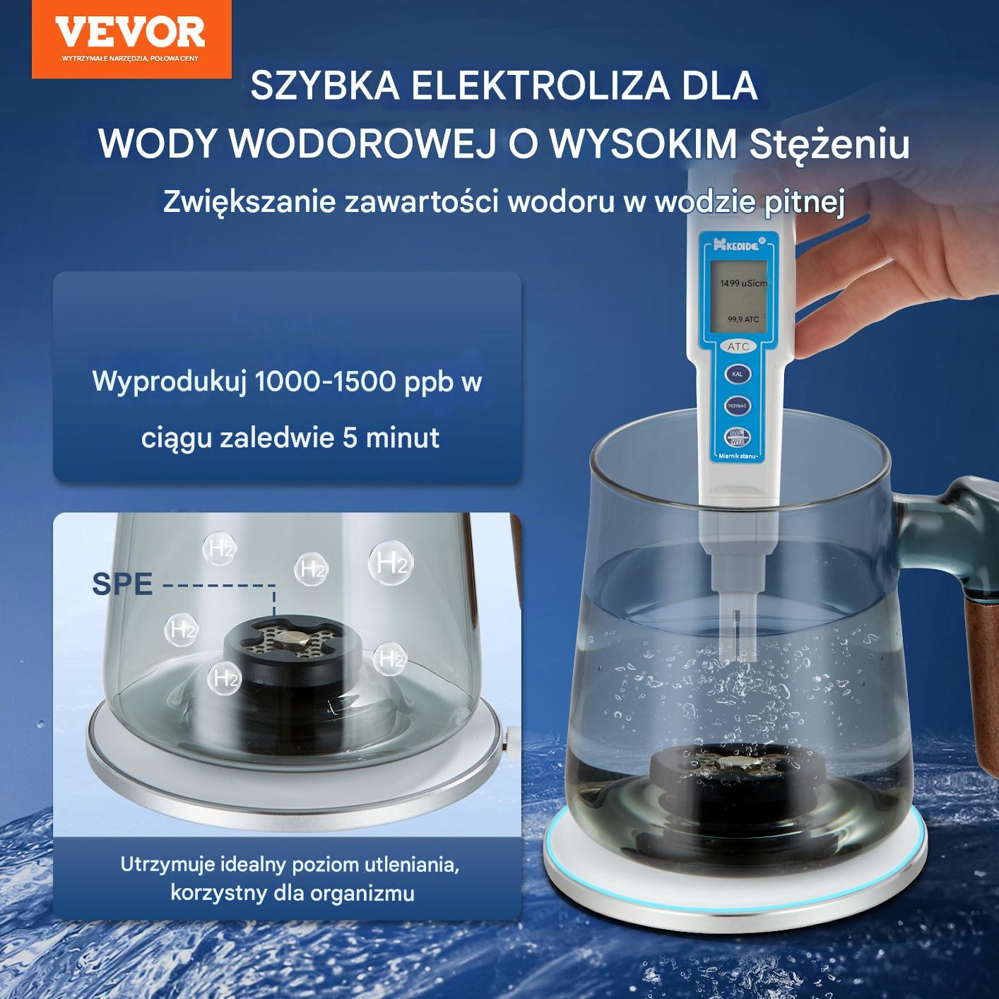 Generator Wody Wodorowej Kubek – 400 ml - obrazek 6