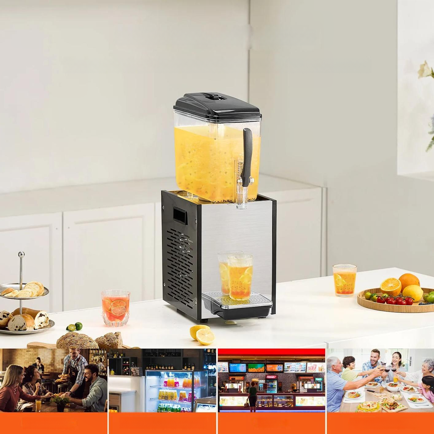 Dystrybutor do napojów 12L chłodzący soki zimne na imprezy catering - obrazek 2