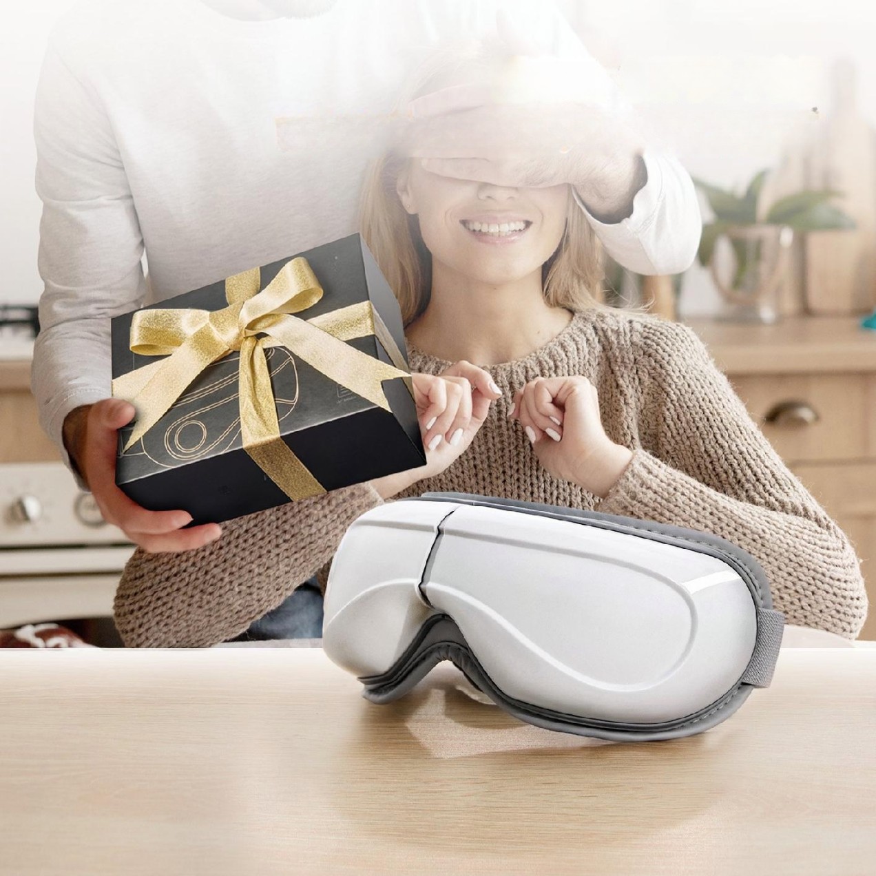 Masażer Oczu Podgrzewany z Bluetooth i Muzyką 5 Trybów - Idealny na Prezent - obrazek 5
