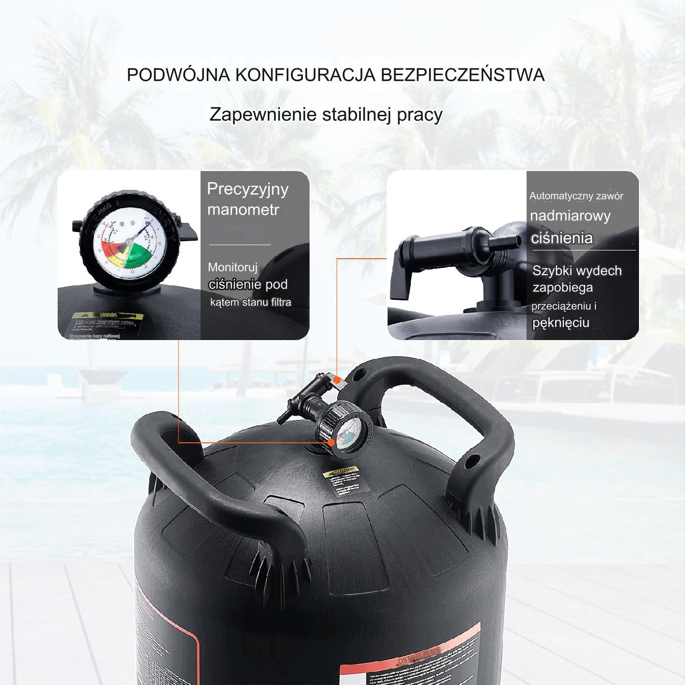 Filtr wkładany basenowy 30 m² - obrazek 4
