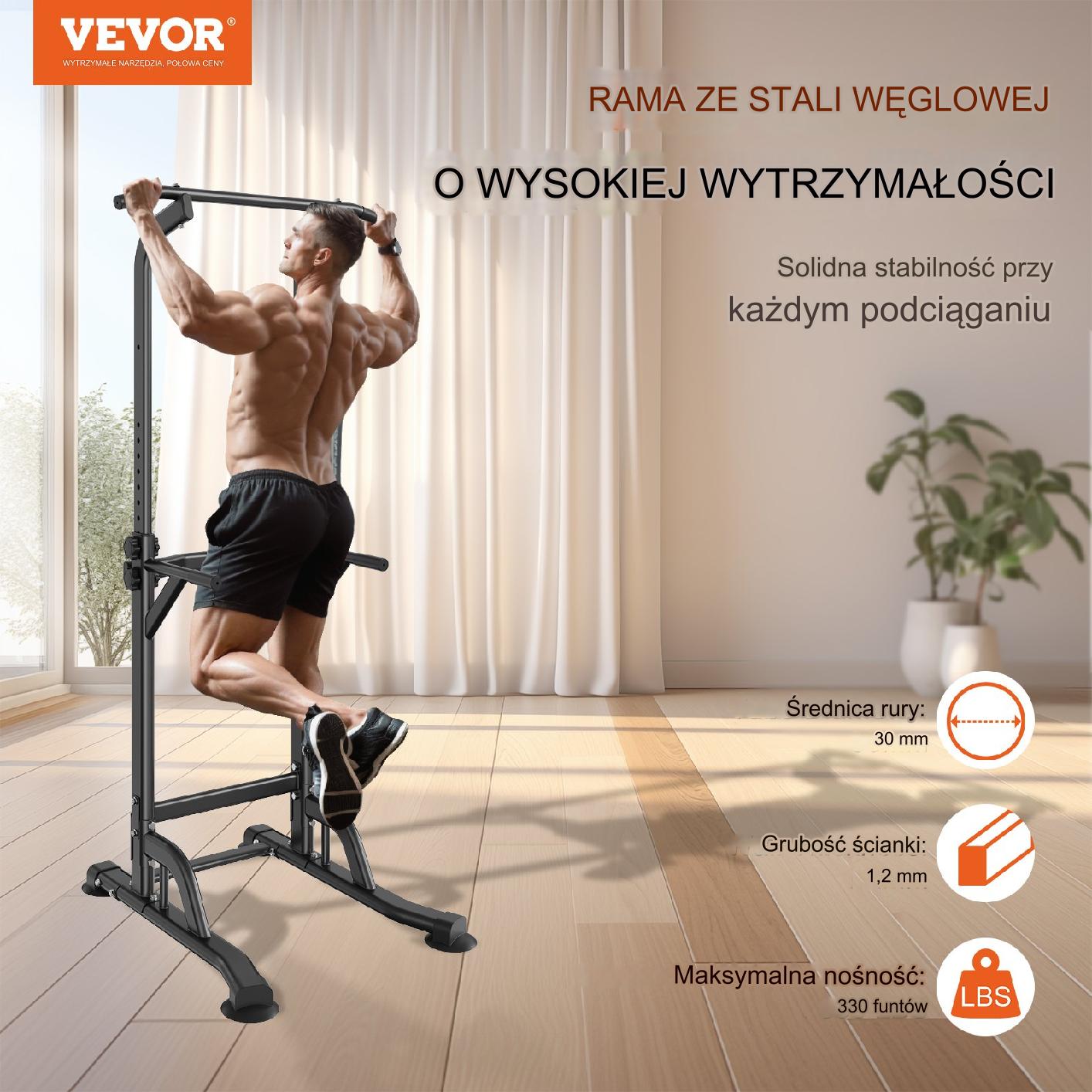 10-Poziomowy Drążek do Podciągania - obrazek 7