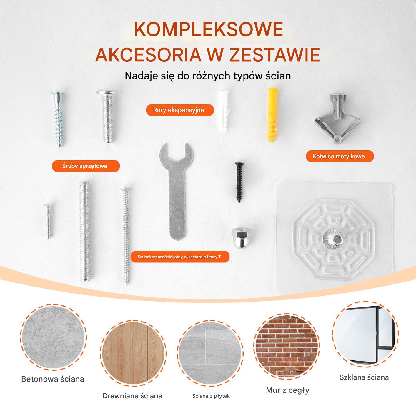 Wiszące Półki dla Kota Zestaw 5-częściowy - obrazek 5