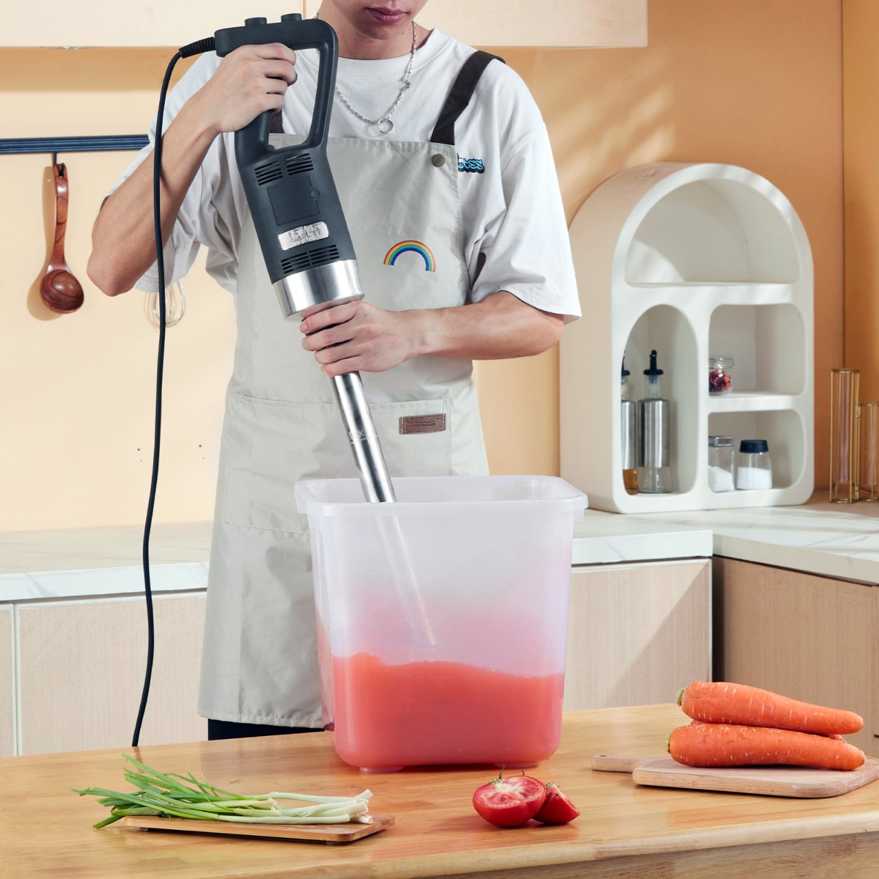 Blender ręczny mikser gastronomiczny 500W 50.8 cm - obrazek 5